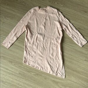 Zara Chic Asymmetrical Peach pink Women's asymmetric Tunic size small